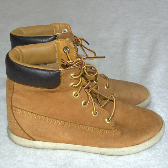 Timberland Wheat Nubuck Leather Lace - up Chukka Boots size 8.5 - Picture 1 of 6